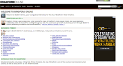 Desktop Screenshot of bradfordonline.co.uk